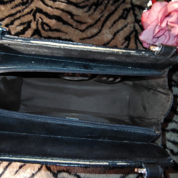 Miche Black Croc-Embossed Handbag - Picture 6 of 8